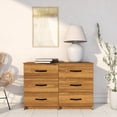 thumbnail image 1 of Comoda − París. Cajonera Multiusos, Mueble Con Cajones, Credenza Cómoda Para Ropa, 6 Cajones (Madera naranja), 1 of 8