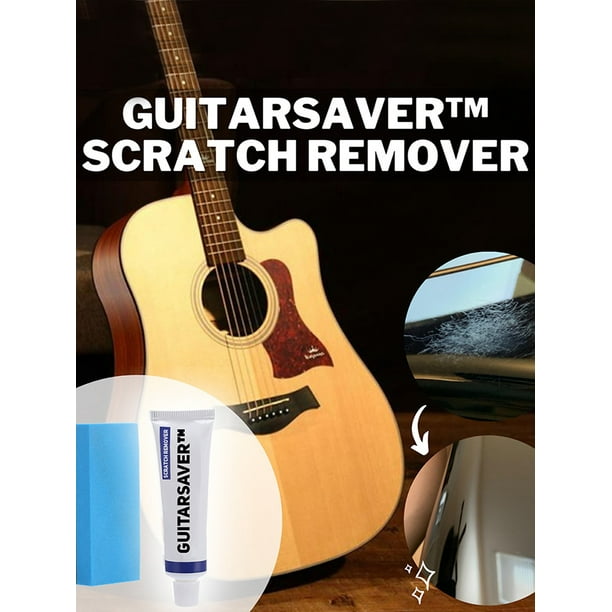 Acoustic guitar top scratch remover