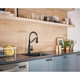 thumbnail image 6 of Moen 5927BL Belfield One-Handle High Arc Pulldown Kitchen Faucet, Matte Black, 6 of 6