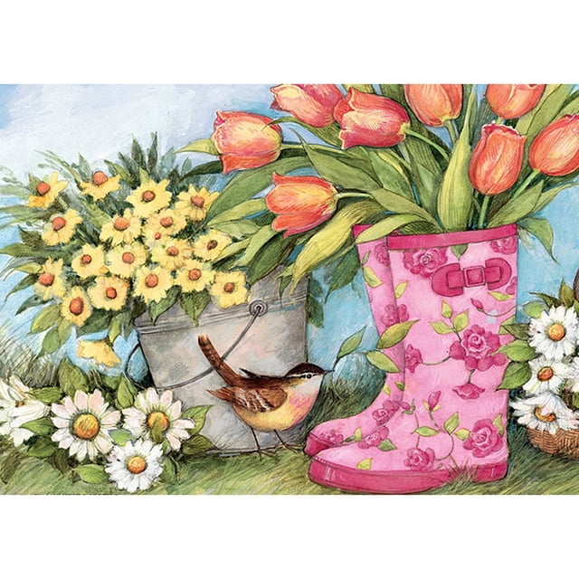 Pintura de diamante (DB2962) Kit de arte de bordado de flores DIY cuadrado 5D (LG153) 40x50cm FLhrweasw Nuevo