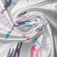 thumbnail image 5 of Ambesonne Retro Window Valance, Eighties Style Futuristic, 54" X 18", Pale Blue Plum Pink, 5 of 5