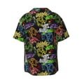 thumbnail image 2 of Balery Game Joysticks Men's Casual Button Down Shirt Short Sleeve Textured Summer Cuban Beach Shirts-Small, 2 of 7