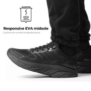 Men’s Slip-On Athletic Sneakers, Comfortable Breathable Walking, Running, and Cross-Training Shoes
