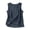 Navy, variant on Breezora Casual Fashionable Solid Color Vest for Women Round Neck with Pocket