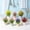 Multicolor-2D, variant on MMJ Artificial Lavender Potted Plant Mini Faux Flower Arrangement for Wedding Table Home Decor 7.87x7.48in