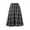 Light Blue, variant on Tqcoqu Women's Plaid High Waist A Line Midi Skirt, Elastic Waist Flared Long Flowy Skirt for Autumn Casual Wear,Women's,Size S-XXL