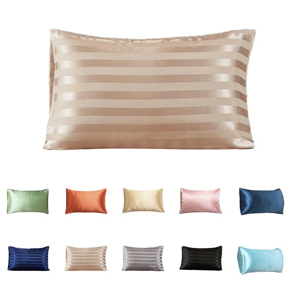 Nkmbld Silk Pillowcases King Size, Cooling Pillow Case Covers with Envelope Closure, Ultra Soft Hotel Quality Pillowcase Covers, Machine Washable