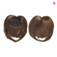 thumbnail image 3 of CAROOTU Seamless Silks-Base Hair Topper Fringe Hairpiece Straight Clip in Forehead Topper with Wispy Bangs, 3 of 7