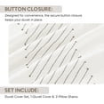 thumbnail image 3 of Rytham 100% Cotton 3PC Duvet Cover Set, 3 of 5