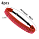 thumbnail image 2 of Diadema ancha ajustable antideslizante con purpurina brillante para mujeres, niñas y adolescentes, 2 of 5