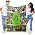 thumbnail image 3 of AISENIN Custom Teacher Gifts Best Ever Custom Blankets with Photos Personalized Gifts With Your Own Photos and Text, 3 of 5