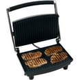 thumbnail image 3 of Chef Buddy Panini Press Sandwich Maker and Indoor Grill with Drip Tray (Silver), 3 of 5