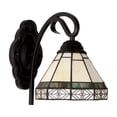 thumbnail image 7 of CHLOE Lighting Belle Mission-Style 1- Light Blackish Bronze Finish Wall Sconce 7" Shade, 7 of 7