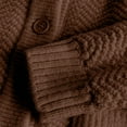 thumbnail image 4 of RXMEKW Childrens Solid Color Knitted Cardigan Sweater Versatile for Spring And Winter with a Hooded Hood, 4 of 6