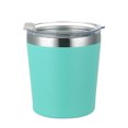 thumbnail image 1 of Taza de leche linda para niños de 8 oz/12 oz, con aislamiento de doble capa, preservación del frío, cubierta de pajita portátil, mini taza para automóvil, 1 of 3