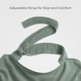 thumbnail image 4 of Comfy Cubs Breathable Nursing Cover - 100% Muslin Cotton, with Rigid Hoop, Fern, 4 of 7