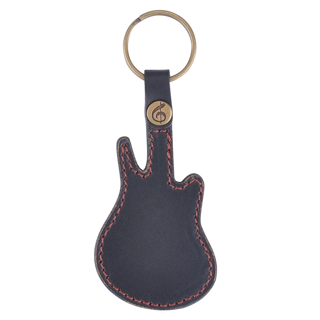 10 Pack Guitar Pick Holder Case Bag Guitar Pick Clip Hanging Keychain Pick Holder Leather Production 
