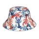 thumbnail image 1 of Balery Red Lobster Sombreros para el sol para hombre y mujer, sombrero de pescador con UPF 50+, 1 of 6