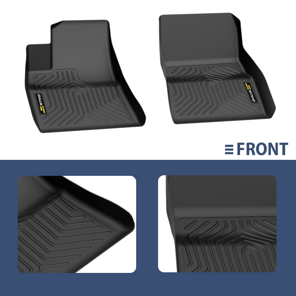 6Pcs Floor Mats & Cargo Liner TPE Fit For 2017-2023 Tesla Model 3 All Weather Heavy Duty Custom Fit Liners