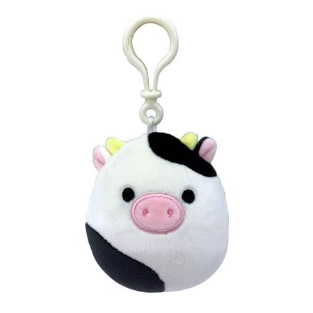 Squishmallows 3.5" Cow Clip-On - Connor, The Stuffed Plush Toy