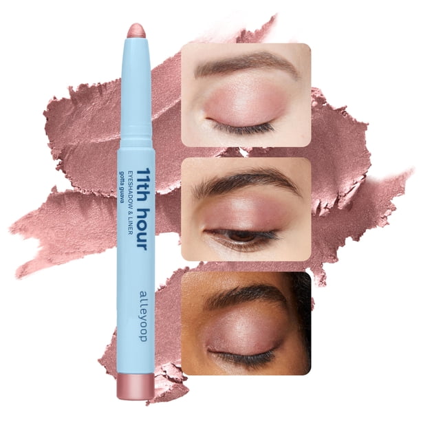 ALLEYOOP Barras de sombra de ojos en crema de 11 horas - Gotta Guava (brillante) - Barra de sombra de ojos galardonada - A prueba de manchas y arrugas durante más de 11 horas - Fácil de aplicar y comp