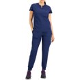 thumbnail image 3 of Hanes ComfortFit Stretch Women's and Women's Plus Mandarin Scrub Top, 3 of 5