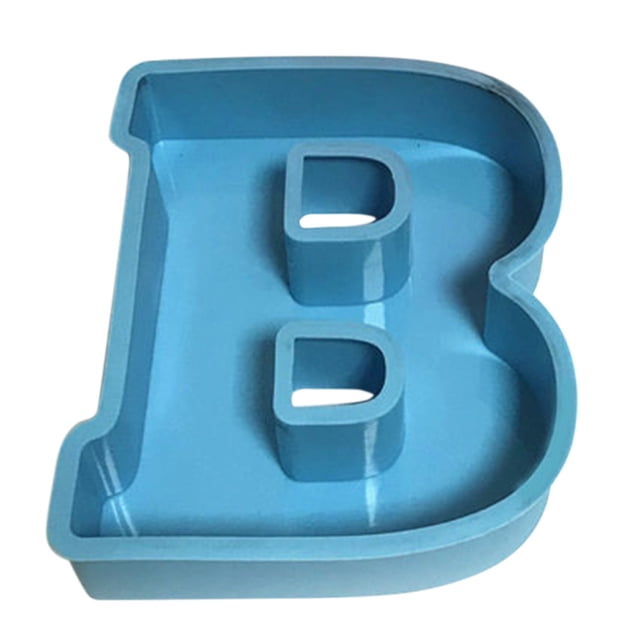 Litetao DIY Mold 26 Mold Alphanumeric English Cake Silicone Alphanumeric Cake Crystal Cake Mould,Shaped Cake Pans