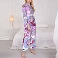 thumbnail image 3 of Naloa Dragon Fruit Pajamas for Women Set, Womens Pajama Sets, Lounge Sets for Women, 2pjs for Women-XX-Large, 3 of 7