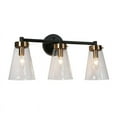 thumbnail image 5 of LNC Deferoiry 21.7-in 3-Light Matte Black LED Modern/Contemporary Vanity Light, 5 of 5