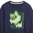 thumbnail image 3 of Pokémon - Sprigatito Stats - Youth Long Sleeve Graphic T-Shirt, 3 of 5