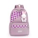 thumbnail image 3 of Mochila para niños Mochila grande para estudiantes Mochila con cremallera con colgante de animal lindo (Púrpura) FLhrweasw Nuevo, 3 of 3