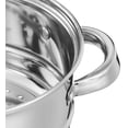 thumbnail image 2 of Stainless Steel Steamer with Glass Lid | Induction Base | Modak, Momo Maker | 17 x 22 x 22.4 Cm | 2L, 2 of 6