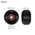 thumbnail image 2 of Unique Bargains Roue de Planche à Roulettes 52mm avec Roulements ABEC-9 Roues de Rue pour Skateboards Roue de Croisière 95A, Noir Rouge Lot de 4, 2 of 4