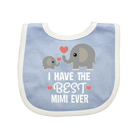 Grandchild Best Mimi Ever Gift Baby Bib (Best Homemade Baby Gifts)