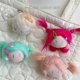 thumbnail image 2 of LLavero de cabeza de muñeca colgante de pelo largo de felpa, accesorios de bolsa de muñeca linda, decoraciones de habitación, divertido, 2 of 4