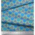 thumbnail image 3 of Soimoi Polyester Crepe Fabric Flower Artistic Decor Fabric Printed Yard 52 Inch Wide, 3 of 3