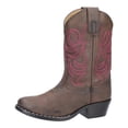 thumbnail image 1 of Botas de vaquero Smoky Mountain Monterey, marrón/rosa, para niña de 1.5 años, 1 of 7