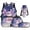Purple Reading Axolotl, variant on Bulopur Teen Boys 17 Inch Backpack Set 4 Piece Fire Water Basketball Print School Bookbag with Lunch Box, Water Bottle Holder and Pencil Case for Boys Aged 8-14 for Sports and Daily School Use