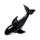 thumbnail image 2 of Estatua de escritorio,Escaparate de modelo de figura de ballena de vidrio soplado a mano,Adorno de estatua de animal Artesanías hechas a mano para niños,Escultura de ballena de vidrio Regalo, 2 of 8