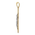 thumbnail image 2 of Real 14kt Two-tone INRI Crucifix Pendant; for Adults and Teens; for Women and Men, 2 of 3