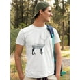 thumbnail image 2 of Beautiful Landscape And Deer T-Shirt Men -Image by Shutterstock, Male 4X-Large, 2 of 4