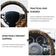 thumbnail image 2 of ColoMX 1 juego / 4 piezas decoración interior del coche con estampado de leopardo cubierta de agarre para volante posavasos, 2 of 8