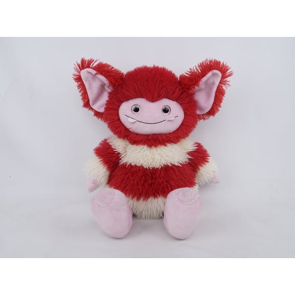 Large Red White Monster Plush Toy