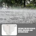 thumbnail image 2 of 1Pcs Downspout Gutter Connector White Plastic For Rainwater Collection In House Garden 11.8X9.1X5.9In, 2 of 8