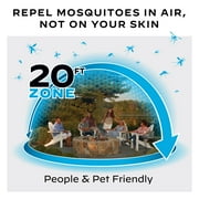 Thermacell Rechargeable Mosquito Repeller E-Series E55 with 12-Hour Repellent Refill