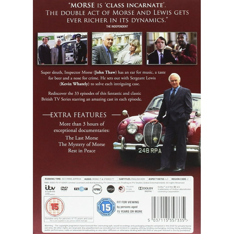 Drejning fragment Herre venlig Inspector Morse - Complete Case Files (33 Episodes) - 18-DVD Box Set [  NON-USA FORMAT, PAL, Reg.2 Import - United Kingdom ] - Walmart.com