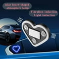 thumbnail image 5 of Solar Powered Wireless LED Heart Shape C-Pillar Neon Light with Light Sensor, 2026 New Car Solar Heart LED Lights Neon Signs for Automotive Interior Decor Eco-Friendly Modern Stylish (Red+Pink), 5 of 8
