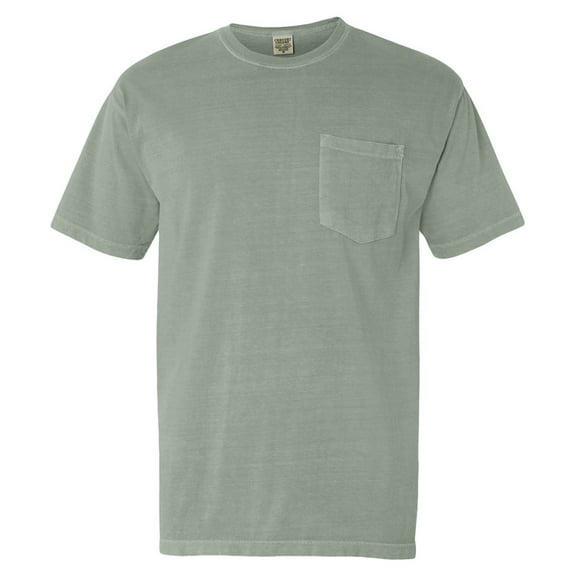 Comfort Colors Adult Ring-Spun Pocket Tee , 6030CC , Bay , Large