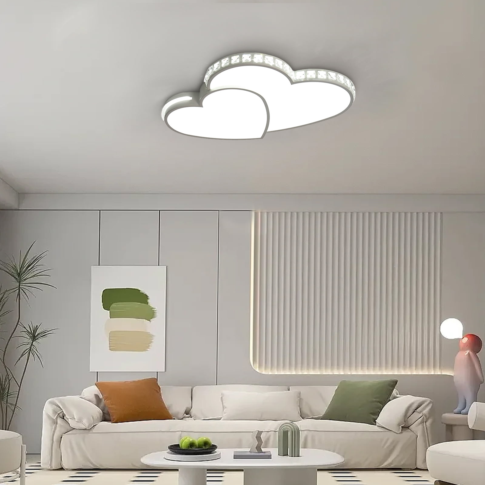 1 PCS White Ceiling Light, Ceiling Light Fixture, Ceiling Lamp for Bedroom Kitchen, Voltage: 85-265V, Power: 36W