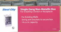Single Gang Old Work Plastic Box